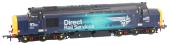 Class 37/6 37609 in Direct Rail Services blue with revised Compass logos
