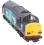Class 37/6 37609 in Direct Rail Services blue with revised Compass logos