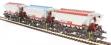 CDA china clay hopper with EWS branding and maroon cradle - pack of 3