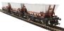 HAA MGR coal hopper with BR freight brown cradle - pack of 3