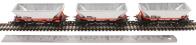 HAA MGR coal hopper with Railfreight red cradle - pack of 3