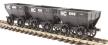4 wheel Chaldron open wagons in Hetton Colliery Railway livery - circa 1910 - pack of 3