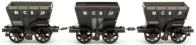 4 wheel Chaldron open wagons in ex-S.C.C National Coal Board livery - circa 1950s - pack of 3 - Exclusive to Accurascale
