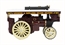 Burrell showmans steam wagon with fairground carousel "Anderton & Rowlands" (cardboard)