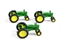 John Deere Model B late design tractor - Pack of 3