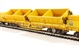 MRA side-tipping ballast train. 5 car unit & generator vehicle. Network Rail yellow. Pristine (B859D)