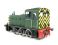 Class 03 diesel shunter with conical exhaust in BR green