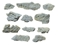 Rock Mould - Surface Rocks (5x7")