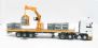 DAF XF space cab crane trailer & pallettised block load "Tarmac plc."