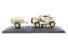WW2 USA Willys Jeep CJ-2A with trailer and soldier - Dark Green