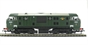 Class 22 B-B Diesel Hydraulic D6331 (font A) in BR Green. Small yellow panel & split headcode box