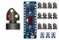 2 aspect Red/White LMS and BR-style steam-era ground signal with Alpha Mimic control board - Pack of 12