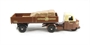 Scammel Scarab Flatbed trailer and load - GWR "Express Cartage"