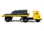 Scammell Mechanical Horse Flatbed Trailer/Load in British Rail yellow with Railfreight emblems