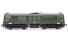 Class 71 E5003 in BR Green with small yellow warning panel