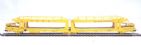 D/deck car transporter wagon of the Spanish RENFE in 'Semat-Pool Iberico' yellow livery Epoch V 