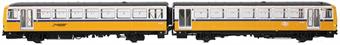 Class 143 'Pacer' 2-car DMU 143622 in BR Tyne & Wear PTE yellow & white
