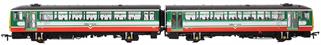 Class 143 'Pacer' 2-car DMU 143606 in Valley Lines green, white & red