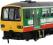 Class 143 'Pacer' 2-car DMU 143606 in Valley Lines green, white & red