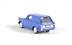 Triumph Courier Van in Blue, with opening bonnet.
