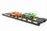 Micro Scalextric 'Bash 'N' Crash' set with 2 cars and crossed track