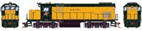 GP15-1 EMD 4416 of the Chicago & North Western System - digital sound fitted 
