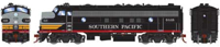 FP7A EMD 6448 of the Southern Pacific (Black Widow) - digital sound fitted