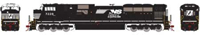 SD80MAC EMD 7228 of the Norfolk Southern 