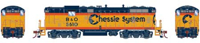 GP7 EMD 5610 of the Chessie System (B&O) 