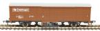 Track cleaning wagon 200115 in BR Railfreight bauxite