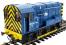 Class 09 shunter 09016 in BR blue - weathered