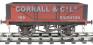 7 plank open wagon "Corrall and Co, Brighton" - weathered - "Gaugemaster Collection"