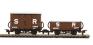 Box Van No.47039 & Open Wagon No.28305 twin pack in SR livery