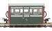 4-wheel Ffestiniog 'Bug Box' third class coach No.3 in 1950s 'early preservation' green and white