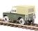 SP131 - Land Rover MkII in British Army green with rail wheels (to run on OO gauge track, non powered)