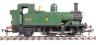 Class 58xx 0-4-2T 5808 in GWR Unlined green with Shirtbutton logo