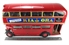 1949 Leyland RTL501 - JCX20 Route 91 bus in red
