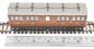 Pack of 4 coaches (6BT, 6CL, 6T, 6BT) in LNER pre-war brown - with working lighting