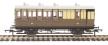 4 wheel brake 3rd 197 in GWR chocolate and cream - with working lighting