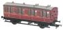 4 wheel composite (1st/3rd) in Midland Railway Crimson Lake - Sold out on pre-order