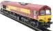 Class 66 66088 in EWS livery with DB branding - Digital Fitted