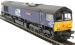 Class 66 66301 in DRS plain livery "Kingmoor TMD" - Sound Fitted