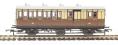 6 wheel brake 3rd 148 in GWR chocolate and cream