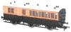 6 wheel brake 3rd in LSWR Salmon and Brown - Sold out on pre-order