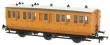 6 wheel composite (1st/3rd) in GER Stratford brown - Sold out on pre-order
