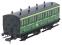 6 wheel composite (1st/3rd) 452 in CIE dark green - Sold out on pre-order