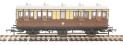 6 wheel composite lavatory (1st/3rd) 42 in GWR chocolate and cream