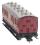 6 wheel composite lavatory (1st/3rd) in Midland Railway Crimson Lake - Sold out on pre-order