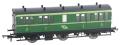 6 wheel composite lavatory (1st/3rd) 526 in CIE dark green - Sold out on pre-order
