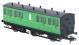 6 wheel composite lavatory (1st/2nd) 545 in CIE light green - Sold out on pre-order